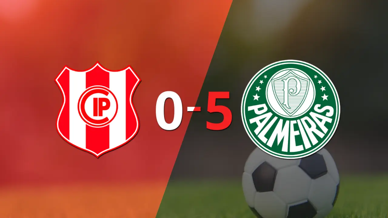 Con triplete de Raphael Veiga, Palmeiras goleó a Independiente Petrolero 5-0
