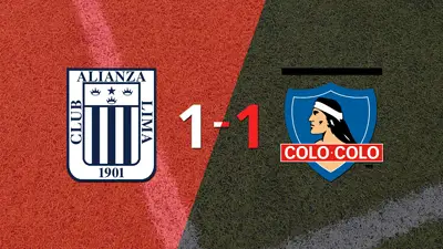 Alianza Lima y Colo Colo empataron 1 a 1 Alianza Lima y Colo Colo empataron 1 a 1