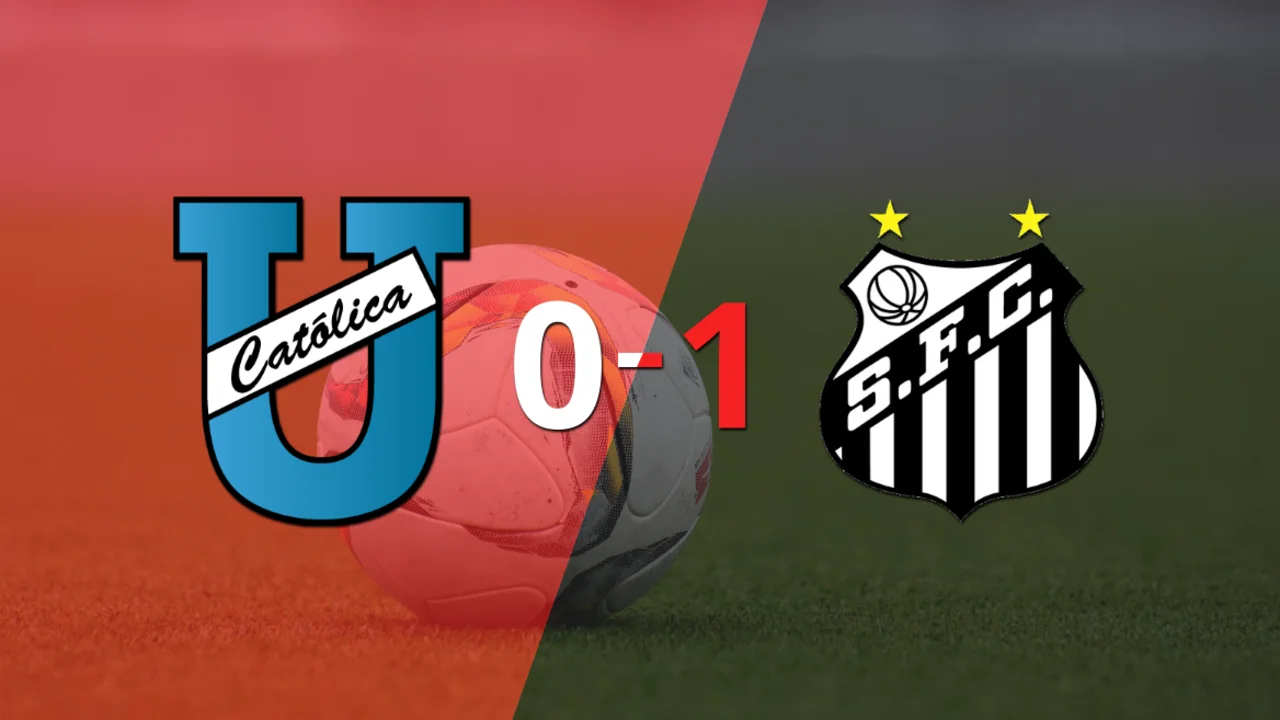 Por la mínima diferencia, Santos se quedó con la victoria ante U. Católica (E) en el Coloso de El Batán