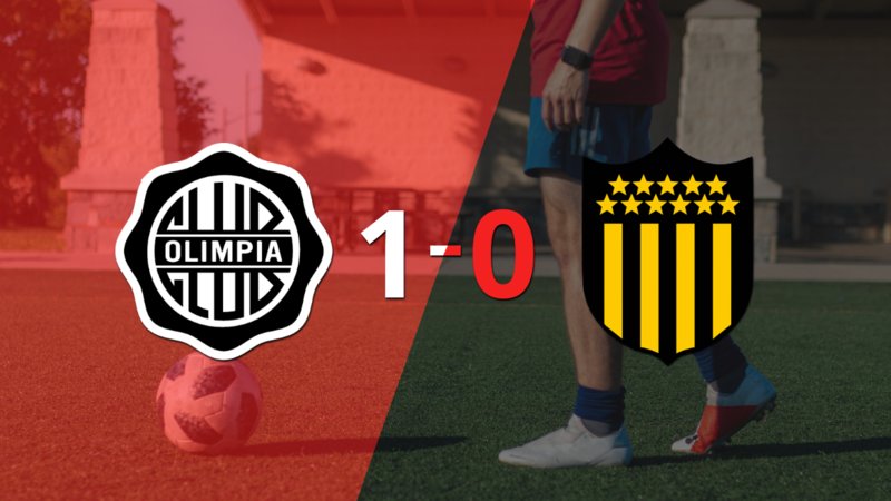 A Olimpia le alcanzó con un gol para derrotar a Peñarol en el estadio Defensores del Chaco