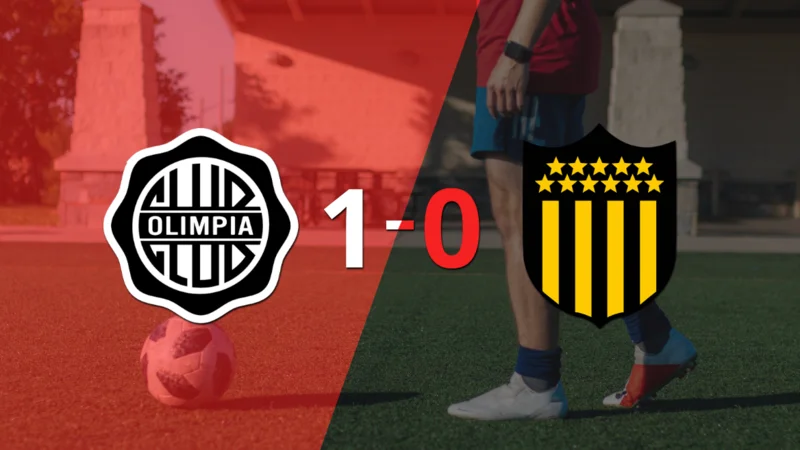 A Olimpia le alcanzó con un gol para derrotar a Peñarol en el estadio Defensores del Chaco