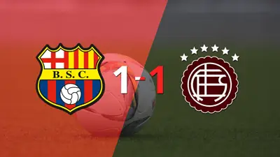 Reparto de puntos en el empate a uno entre Barcelona y Lanús Reparto de puntos en el empate a uno entre Barcelona y Lanús