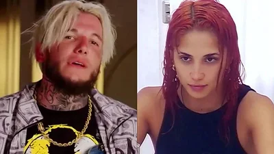 Alexander Caniggia y Melody Luz, en El Hotel de los Famosos. Alexander Caniggia y Melody Luz, en El Hotel de los Famosos.