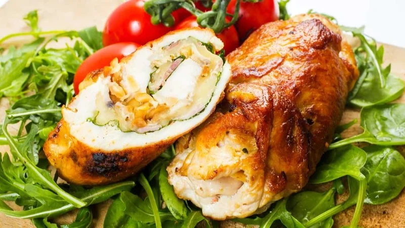 Arrollado de pollo