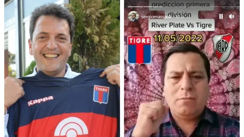 Fútbol argentino, Tigre, River, Sergio Massa, vidente, Copa de la Liga Profesional 2022