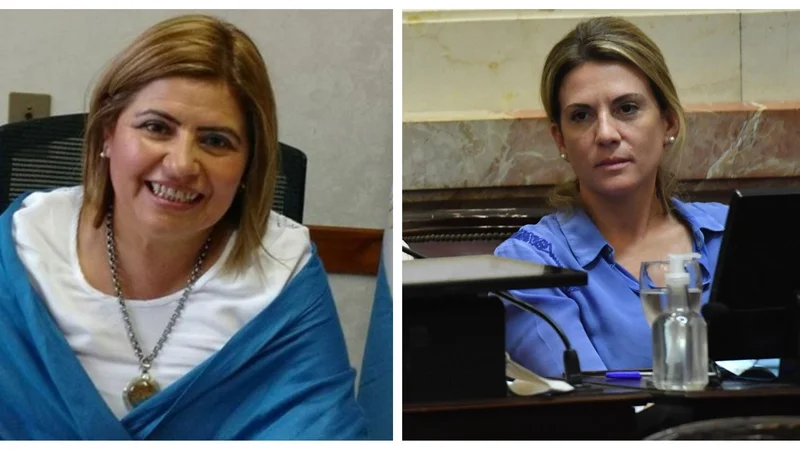 Insólito: una senadora le ocupó la banca a otra mientra izó la bandera