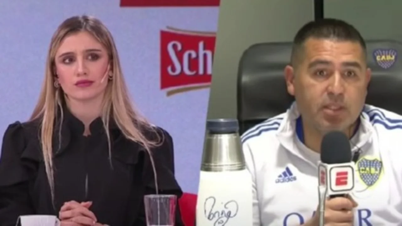 El enérgico cruce futbolero entre Riquelme y Morena Beltrán: "Que no se me enoje"