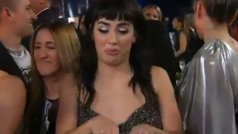 Lali Espósito y un gesto de burla contra MasterChef Celebrity en los Martín Fierro 2022