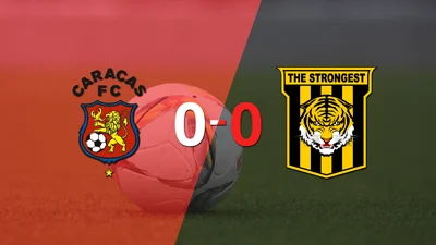 Cero a cero terminó el partido entre Caracas y The Strongest Cero a cero terminó el partido entre Caracas y The Strongest