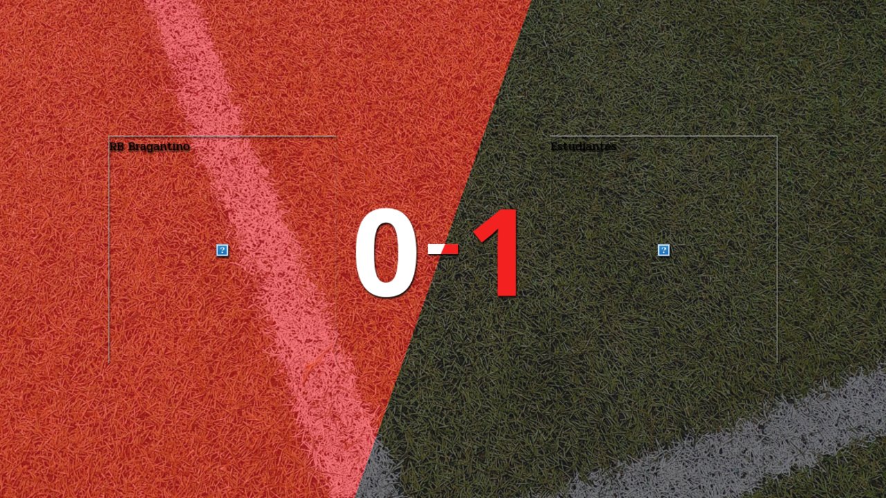 Estudiantes se impuso con lo justo ante RB Bragantino