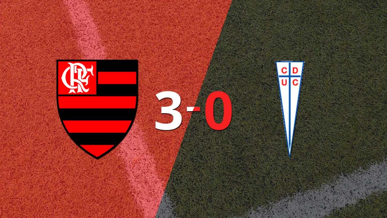 Flamengo liquidó en su casa a U. Católica por 3 a 0