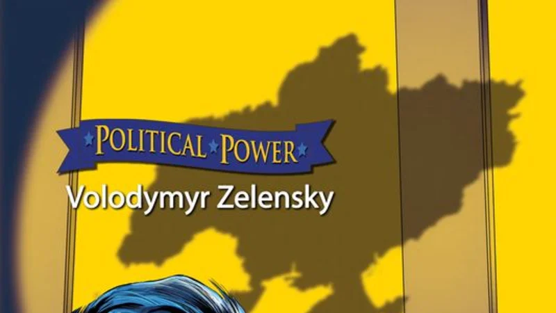 La historia de vida del presidente ucraniano Zelenski contada en un nuevo cómic