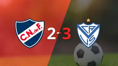 Triunfo de Vélez sobre Nacional por 3 a 2 Triunfo de Vélez sobre Nacional por 3 a 2