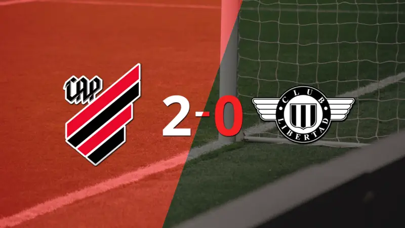 En su casa, Athletico Paranaense le ganó a Libertad por 2-0