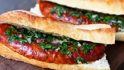 Choripán. Choripán.