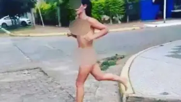 Consumió hongos alucinógenos, corrió desnuda y se tiró al río