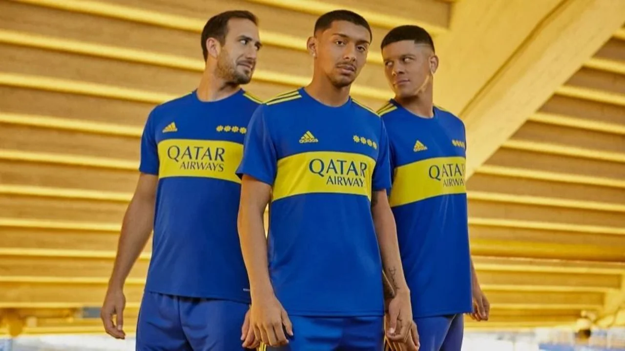 Boca sponsor camiseta