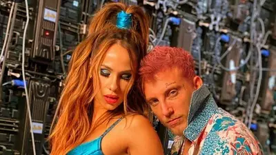 Barby Silenzi y "El Polaco". Barby Silenzi y "El Polaco".