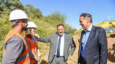 Katopodis y Quintela presentaron el plan nacional de obras en La Rioja Katopodis y Quintela presentaron el plan nacional de obras en La Rioja
