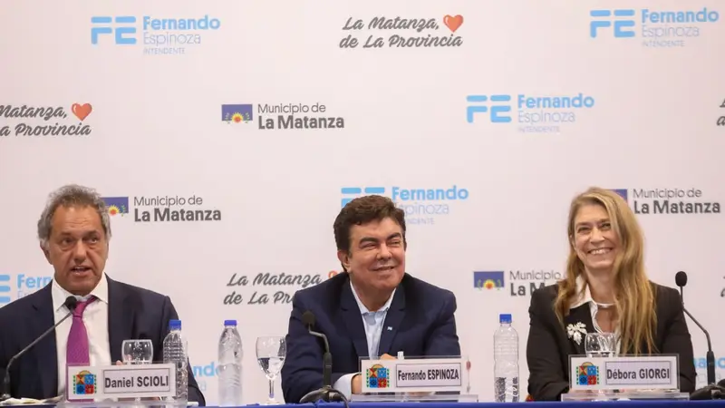 Fernando Espinoza y Daniel Scioli presentaron la Misión Comercial de La Matanza a Brasil