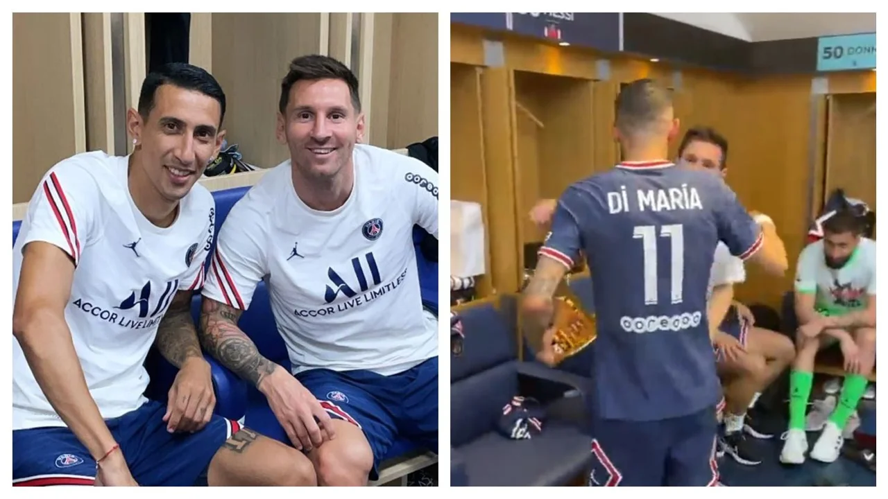 Lionel Messi Ángel Di María PSG