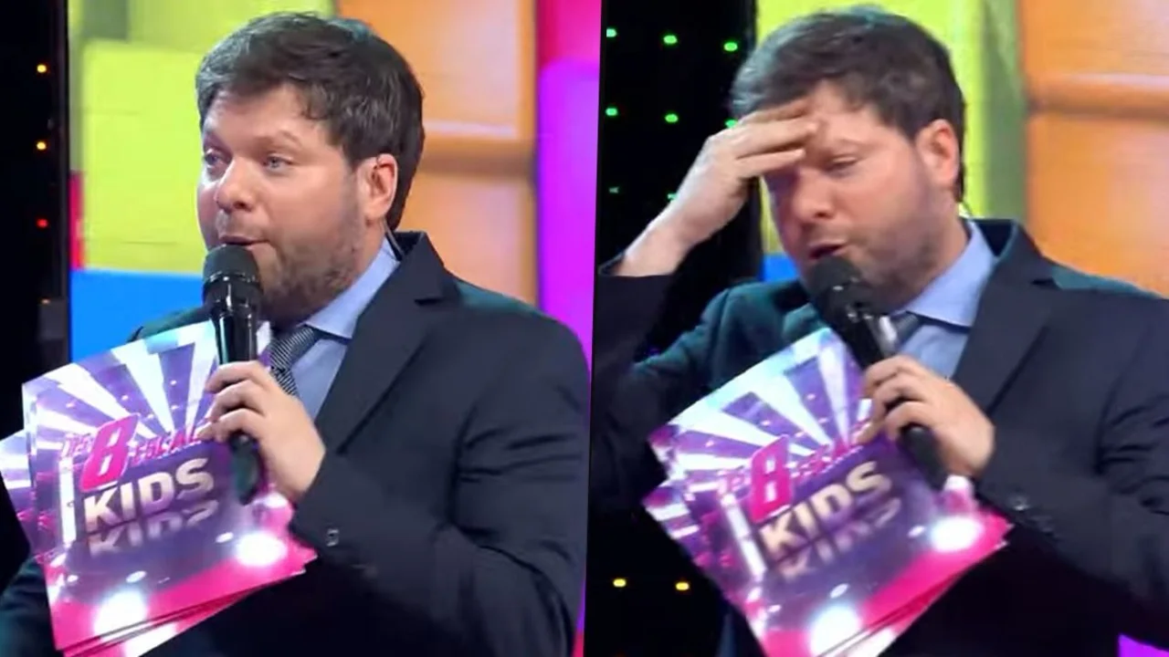 Guido Kaczka, triste en Los 8 Escalones del Millón