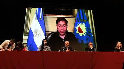 Hugo Yasky, Axel Kicillof Hugo Yasky, Axel Kicillof