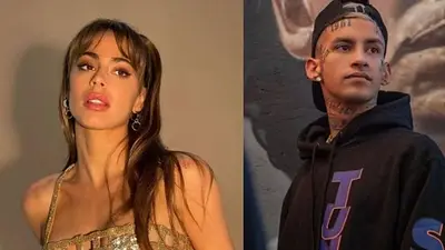 Tini Stoessel y L-Gante. Tini Stoessel y L-Gante.