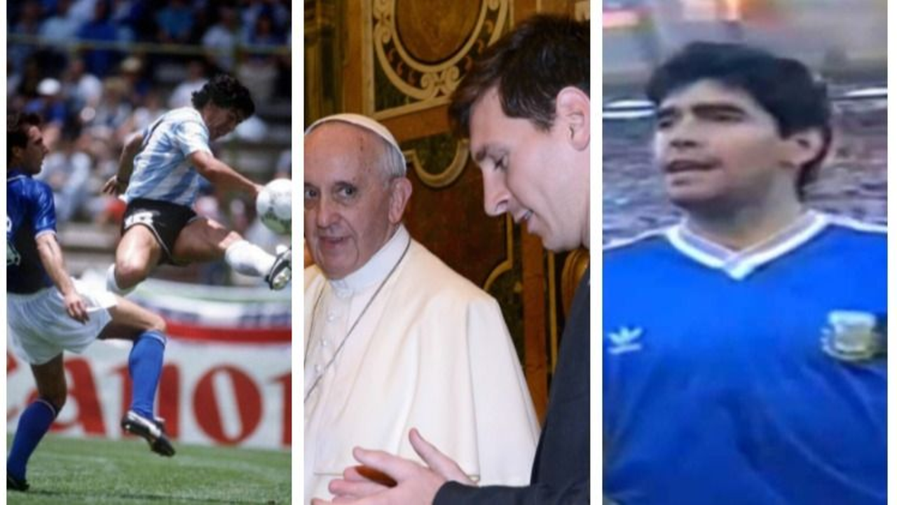Selección Argentina, Italia, fútbol, Diego Maradona, Lionel Messi, Papa Francisco