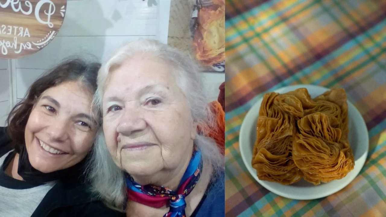 Rosa y Romina, las dueñas del negocio de pastelitos.