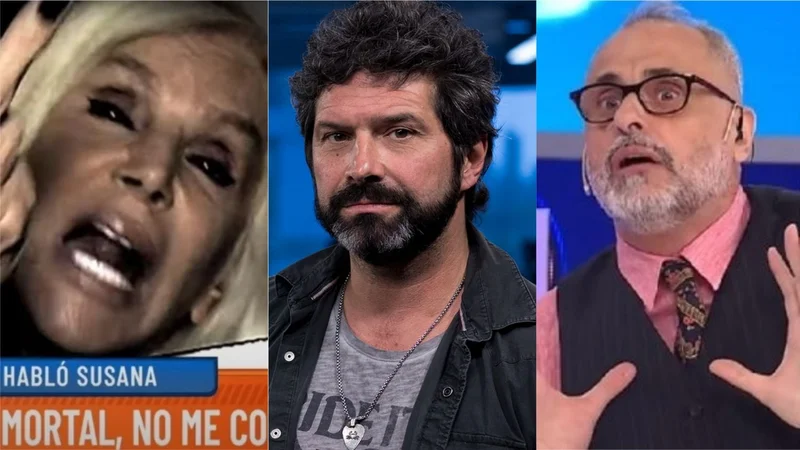 Susana Giménez, Iván Noble y Jorge Rial
