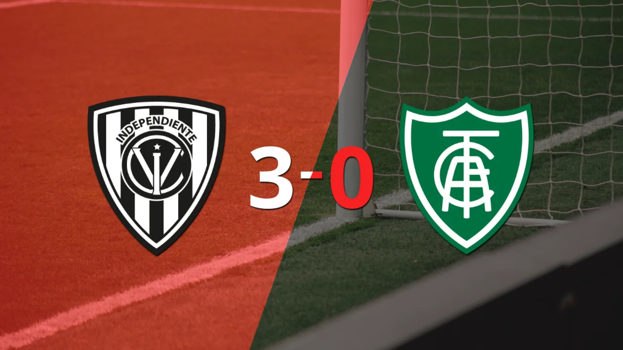 Independiente del Valle sentenció con goleada 3-0 a América-MG
