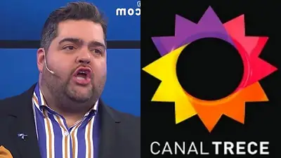 Darío Barassi, enojado en El Trece Darío Barassi, enojado en El Trece