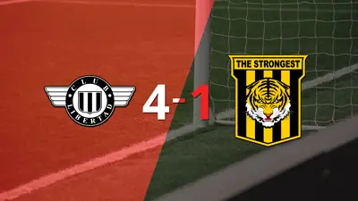 Libertad golea 4-1 a The Strongest y William Mendieta firma doblete Libertad golea 4-1 a The Strongest y William Mendieta firma doblete