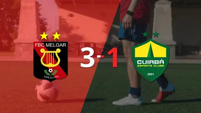 Cristian Bordacahar marca un doblete en la victoria 3-1 de Melgar ante Cuiabá Cristian Bordacahar marca un doblete en la victoria 3-1 de Melgar ante Cuiabá