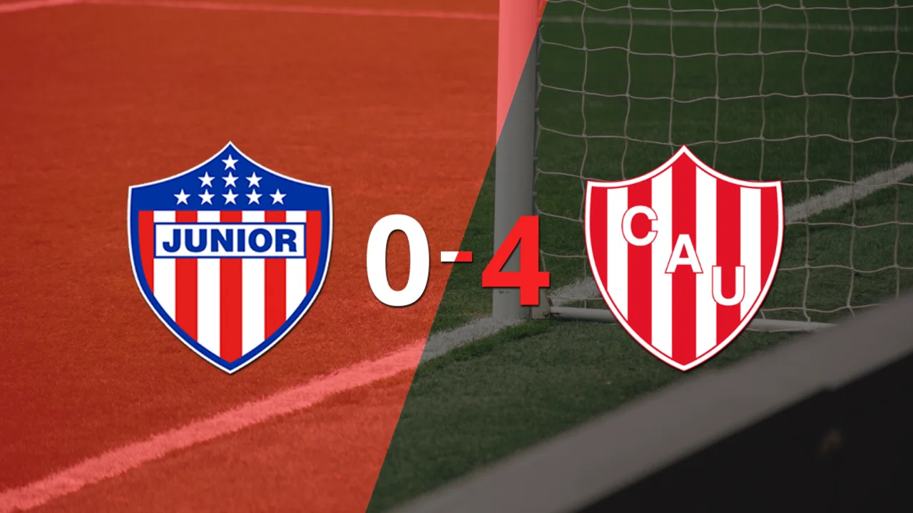 Unión venció con contundencia a Junior