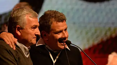 Gerardo Morales y Facundo Manes Gerardo Morales y Facundo Manes