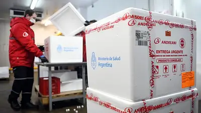 Coronavirus: Argentina recibió 1.998.600 vacunas de Moderna Coronavirus: Argentina recibió 1.998.600 vacunas de Moderna