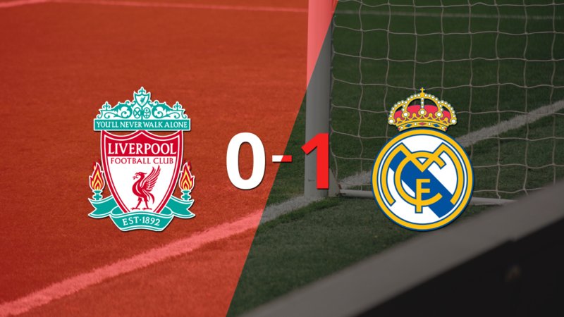 Real Madrid derrotó con lo justo a Liverpool en su casa