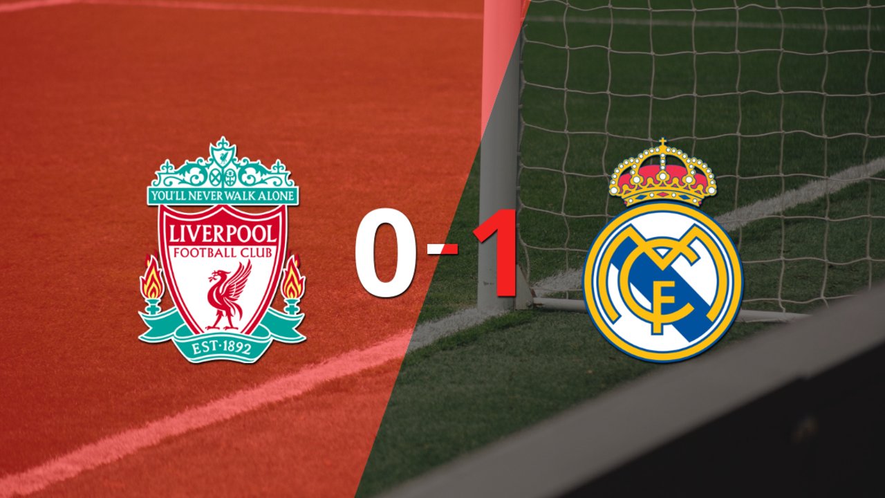 Real Madrid derrotó con lo justo a Liverpool en su casa