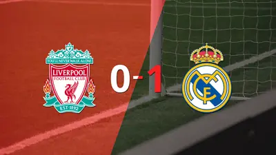 Real Madrid derrotó con lo justo a Liverpool en su casa Real Madrid derrotó con lo justo a Liverpool en su casa