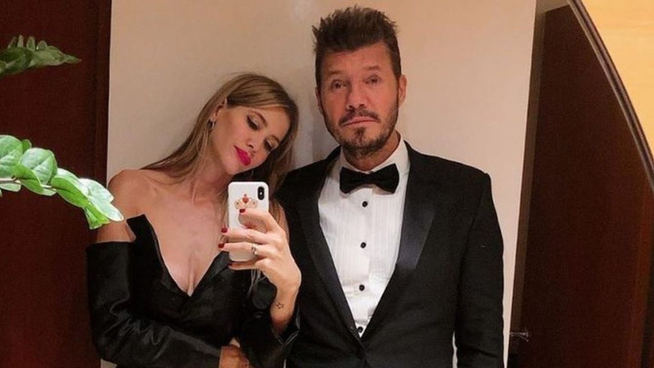 Guillermina Valdés y Marcelo Tinelli.