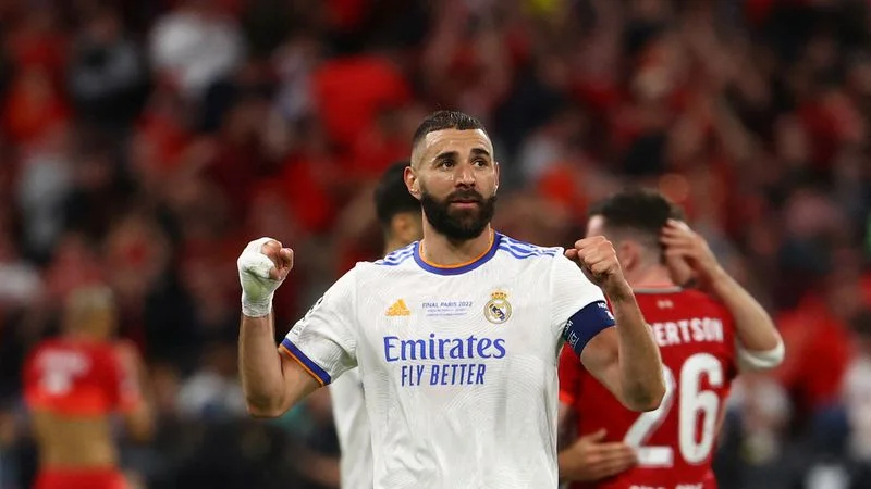Benzema del Real Madrid es nombrado el mejor jugador de la Liga de Campeones