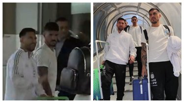 La Selección Argentina llegó a Inglaterra para la Finalissima ante Italia
