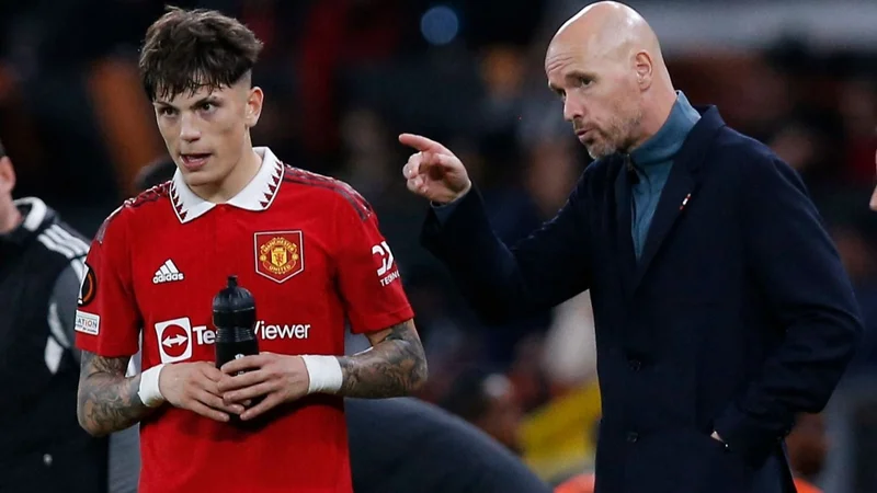 Selección Argentina, Alejandro Garnacho, Erik Ten Hag, Manchester United.