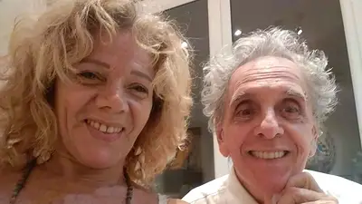 Antonio Gasalla y su amiga Julia Díaz Antonio Gasalla y su amiga Julia Díaz