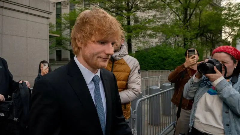 Caso de derechos de autor contra Ed Sheeran es considerado por un jurado en Nueva York