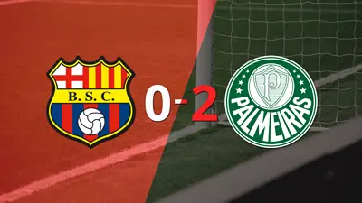 Palmeiras, de visitante, derrotó 2-0 a Barcelona Palmeiras, de visitante, derrotó 2-0 a Barcelona