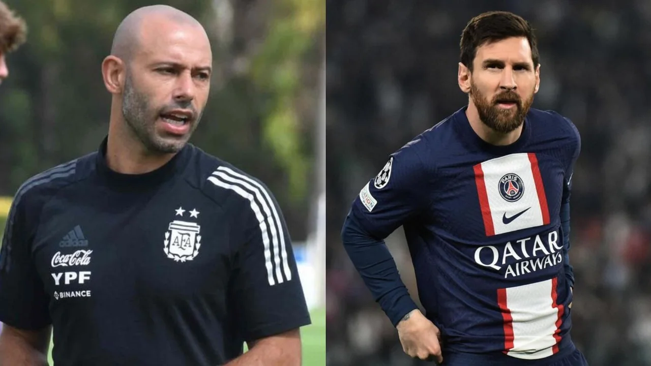 Javier Mascherano Lionel Messi