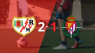 Rayo Vallecano le ganó a Valladolid en su casa por 2-1 Rayo Vallecano le ganó a Valladolid en su casa por 2-1